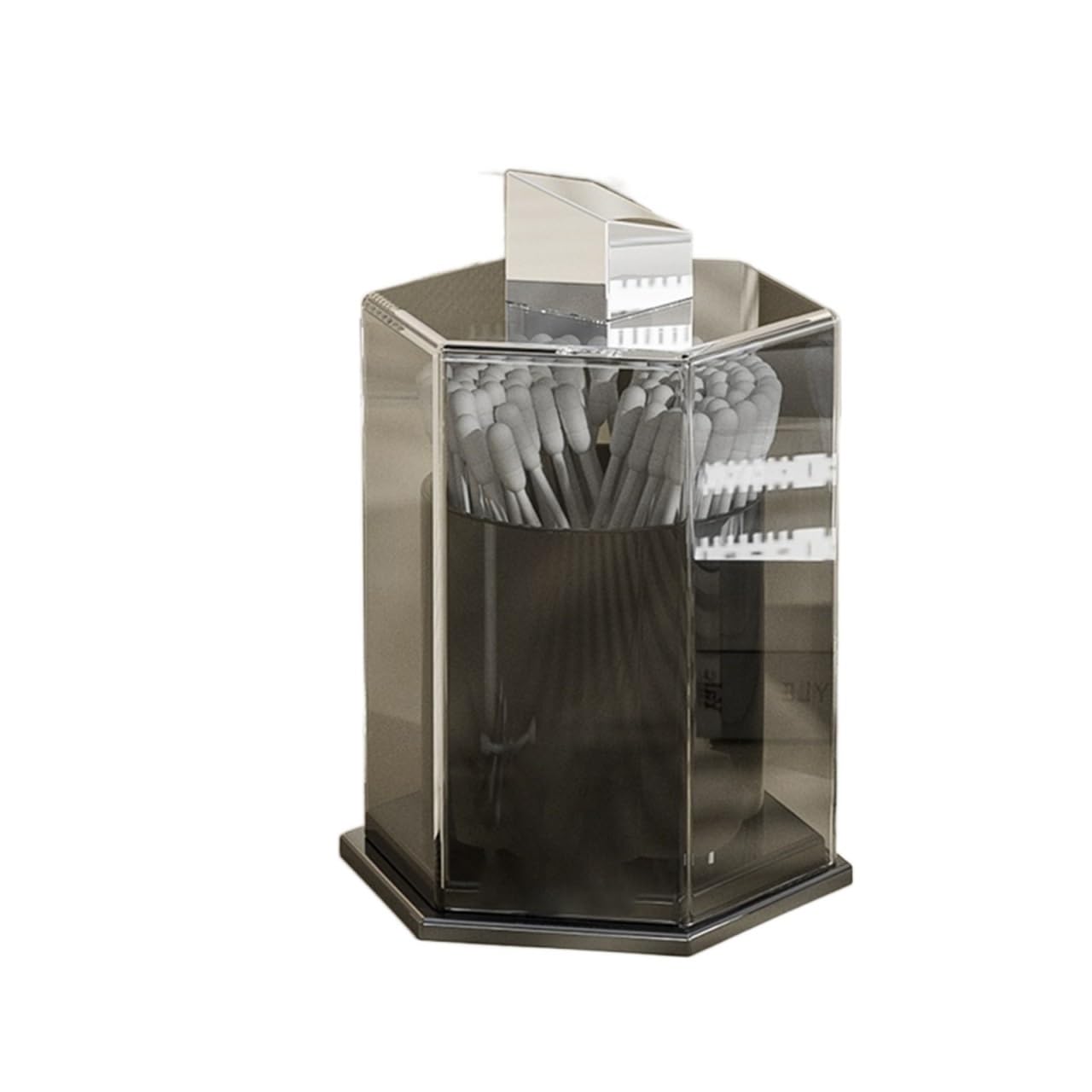 AYCDL toothpick holder Toothpick Box Household Creative Toothpick Holder Dental Floss Cotton Swab Storage Box toothpick dispenser,Black