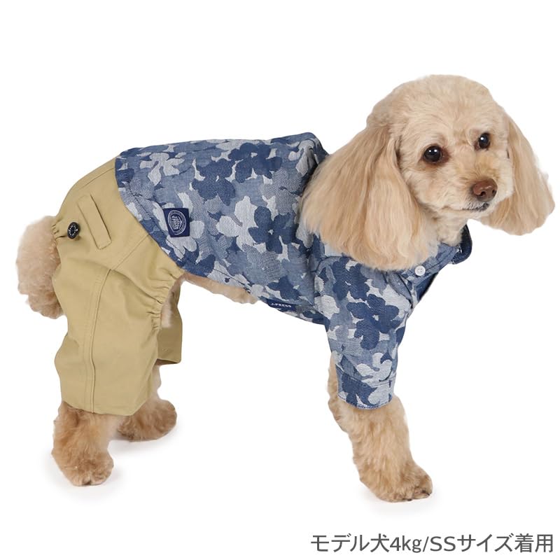 J.PRESS リップル パンツつなぎ 小型犬 / PET PARADISE | 【通販】雑貨とペット用品の通販サイト | マザーガーデン＆ ペットパラダイス ペットパラダイス 犬 服 秋 ジャガード織 パンツ つなぎ J.PRESS オーバーオール 小型犬 【参考 SS トイプードル パピ