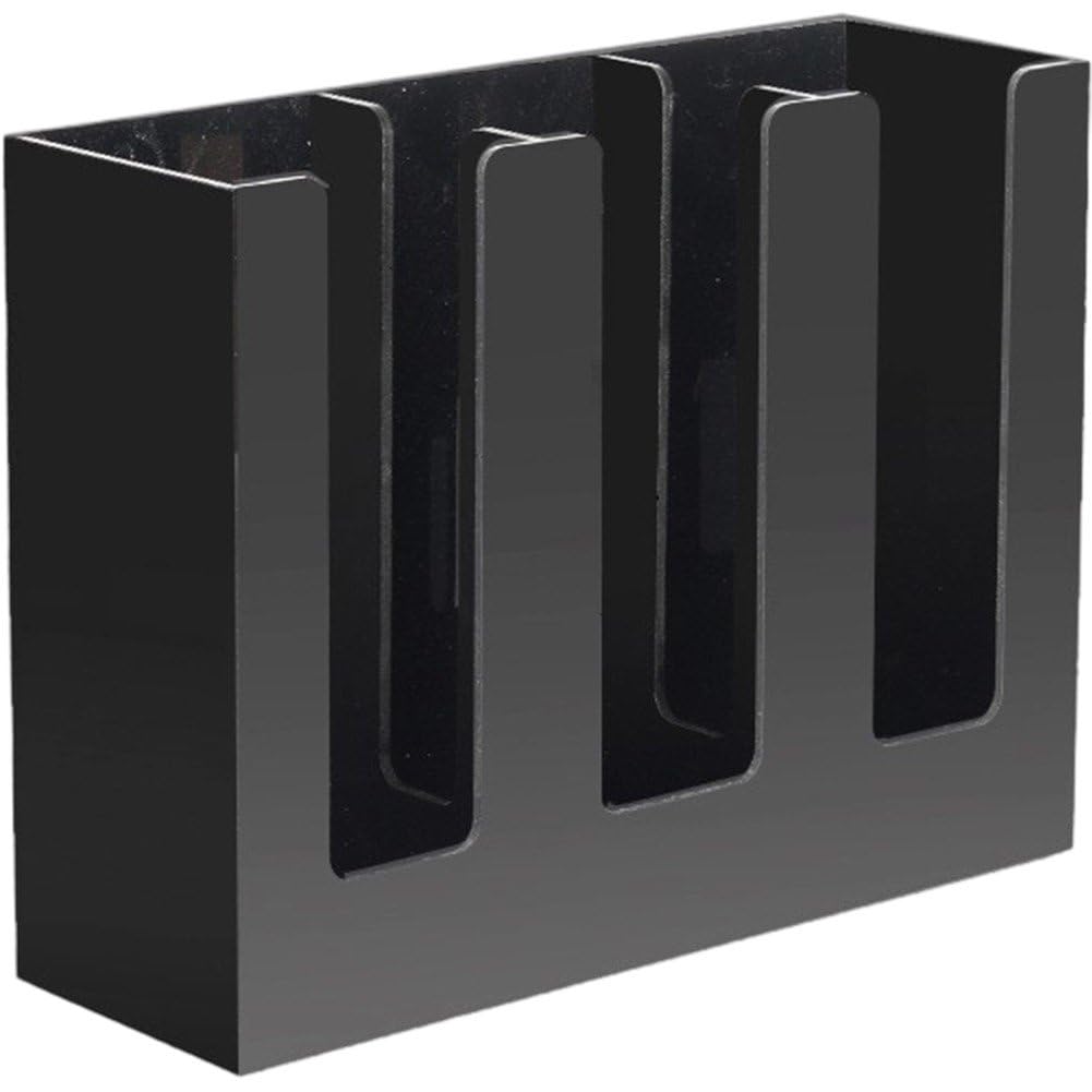 Fjlitx Disposable Paper Cup Dispenser, Acrylic Disposable Cup Lid Holder, Coffee Cup Dispenser Storage Organizer for Cafe, Restaurant, Shop, Hotel