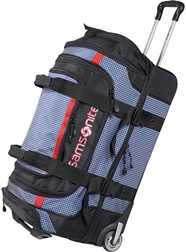 | Amazon.com Duffel Rolling 26\" Ripstop 大容量Samsonite Samsonite Blue Bag, Duffel Rolling Wheeled Ripstop 旅行かばん・小分けバッグ