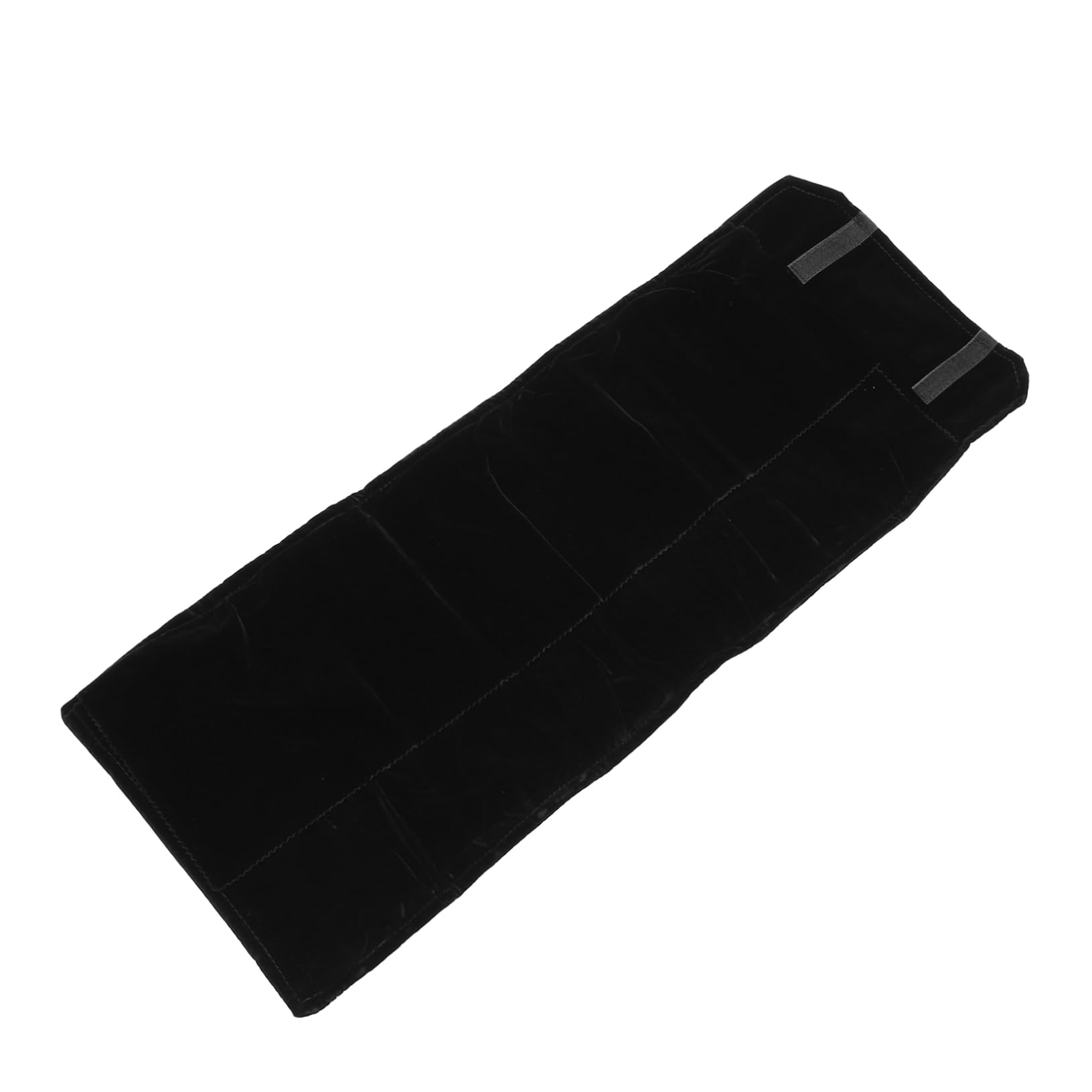 DECHOUS Watch Storage Bag Jewelry Small Ornaments Pouch Flannel Black