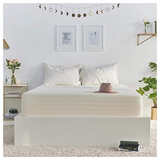 Brentwood Home Cypress Cooling Gel Memory Foam, Non-Toxic, Made in California Mattress, Full, Beige