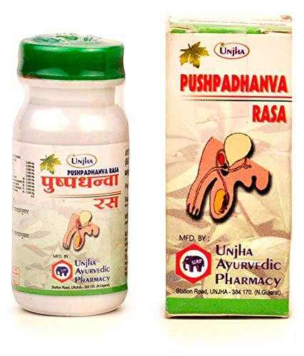 Zed Blue UNJHA'S PUSHPADHANVA RASA 80 tabs (Pack of 2)