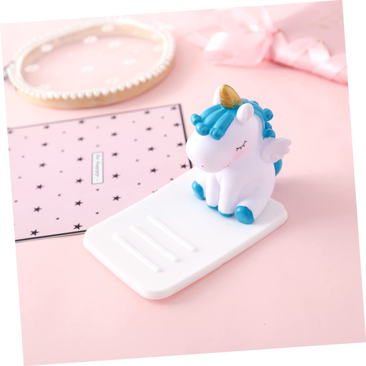Support Téléphone Licorne/Chat - Porte Smartphone Et Tablette Décoratif - Bureau, Maison