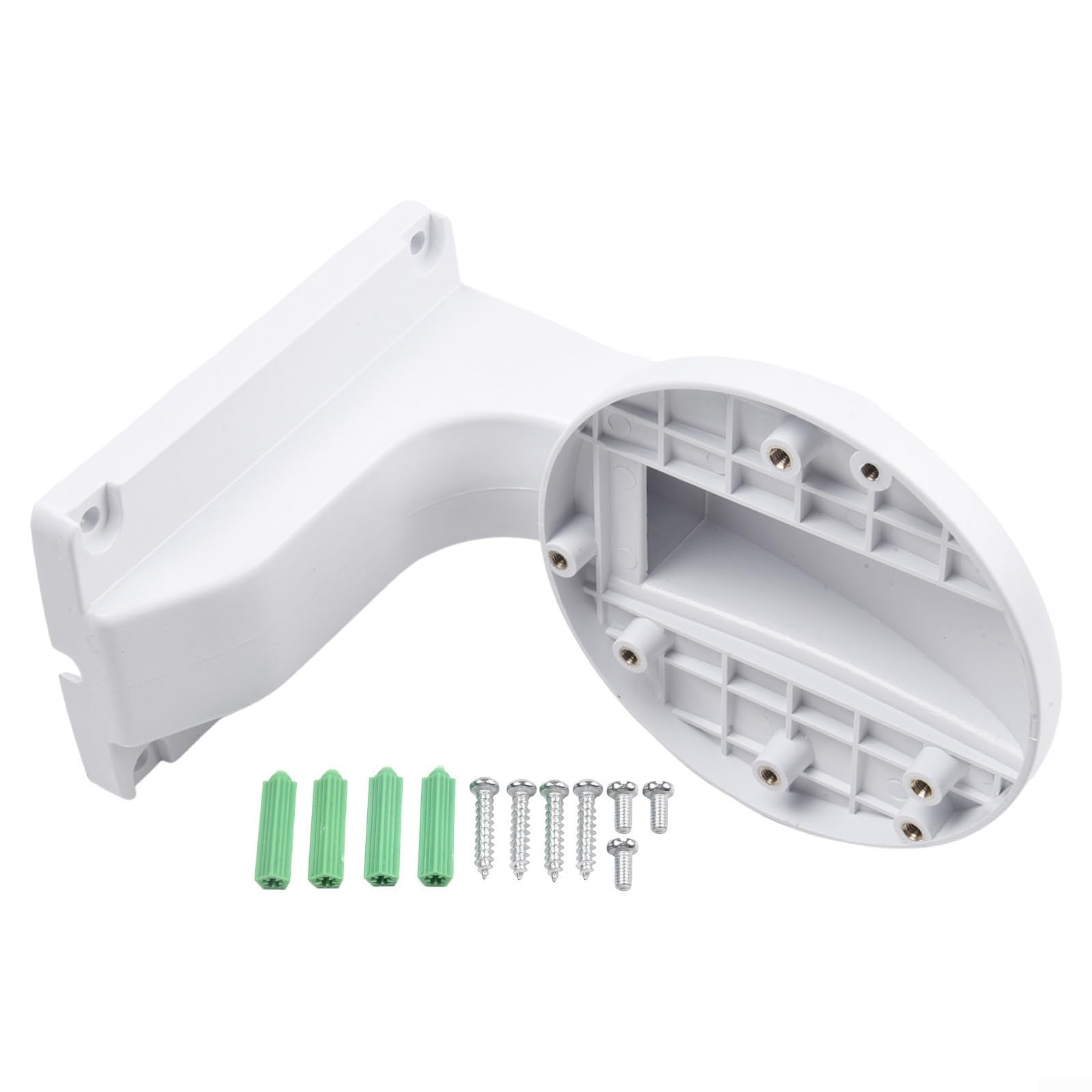Staffa A Parete Per Hikvision DS-1258ZJ, Compatibile Con Telecamere Dome DS-2CD2132-I, In ABS Bianco, Facile Montaggio