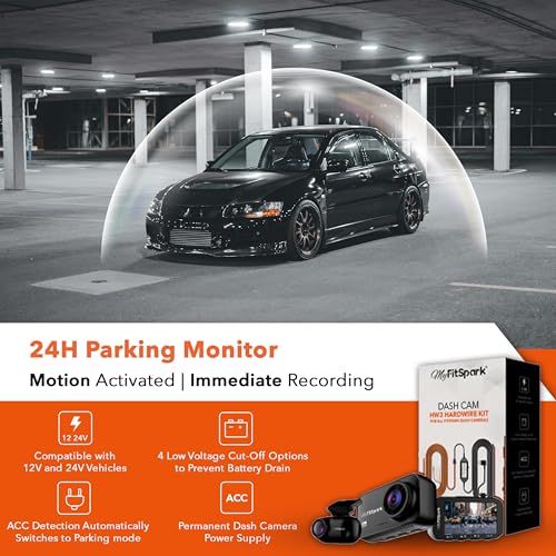 Image of FitSpark DC-101 WiFi Duo 4MP Real 2K Dual Channel Dash Camera | No.1 Novatek AI Chipset | High Definition 2.7 inch IPS TrueColors Display | Super Night Vision