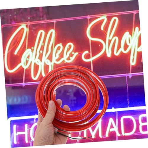Tira de luz LED de neón flexible POPETPOP 12v roja miniatura 4