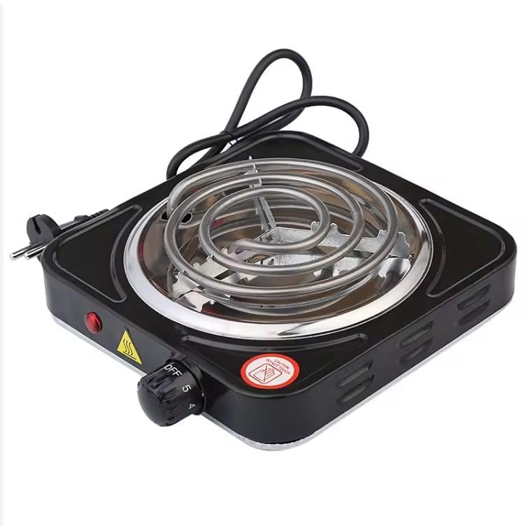 Image of KANUPRIYA Electric Charcoal Burner Hot Plate 1000W Electric Sigdi | Instant Coal Heater Sigdi | Fast Heating Stove for, Coffee & Tea | Multipurpose Hot Plate for Home & Kitchen