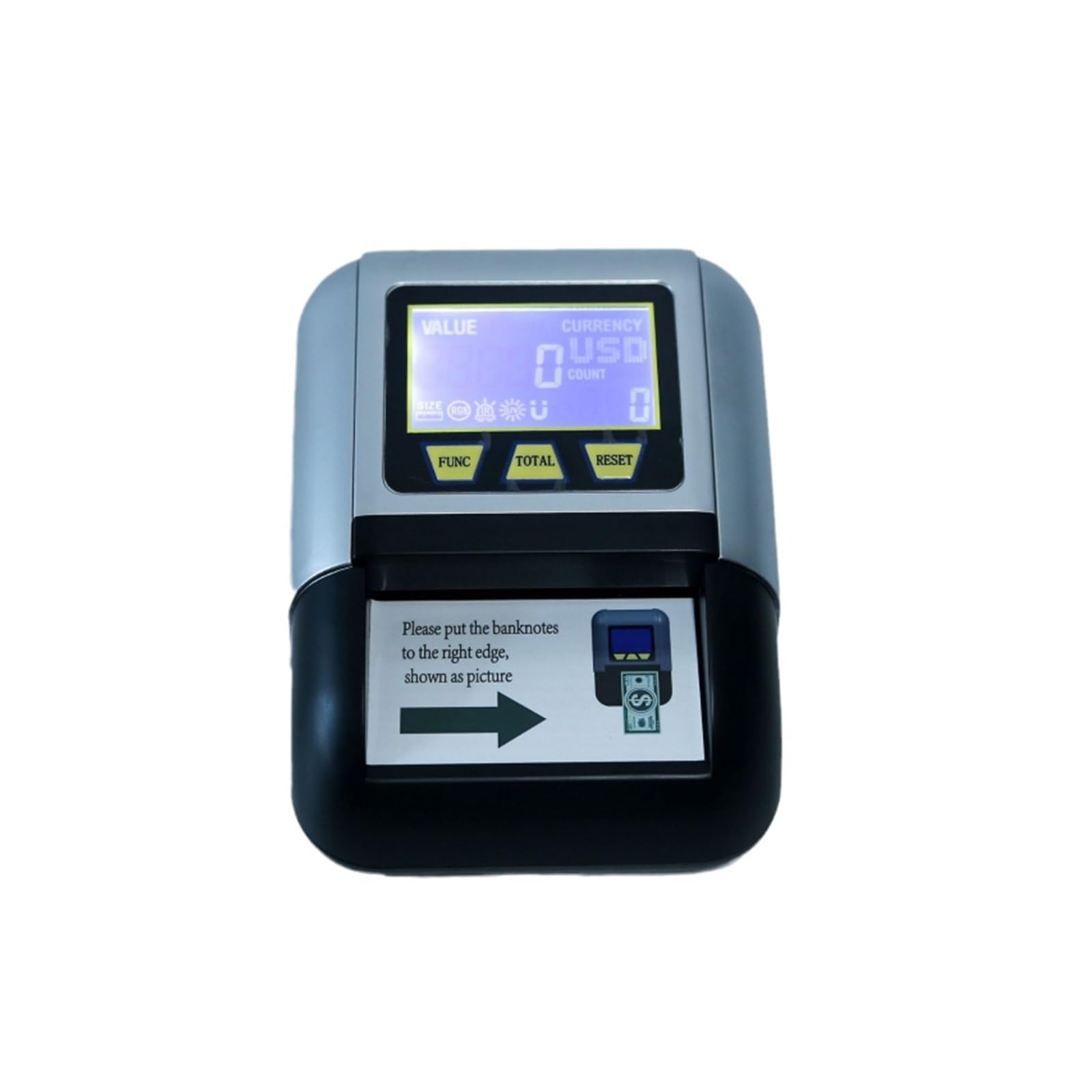 Leprem One Color Portable Multi-Currency Banknote Counter For International Cash