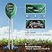 VIVOSUN Soil Tester, 3-in-1 Plant Moisture Meter Light and PH Tester for Home, Garden, Lawn, Farm, Indoor and Outdoor Use, Promote Plants Healthy Growth