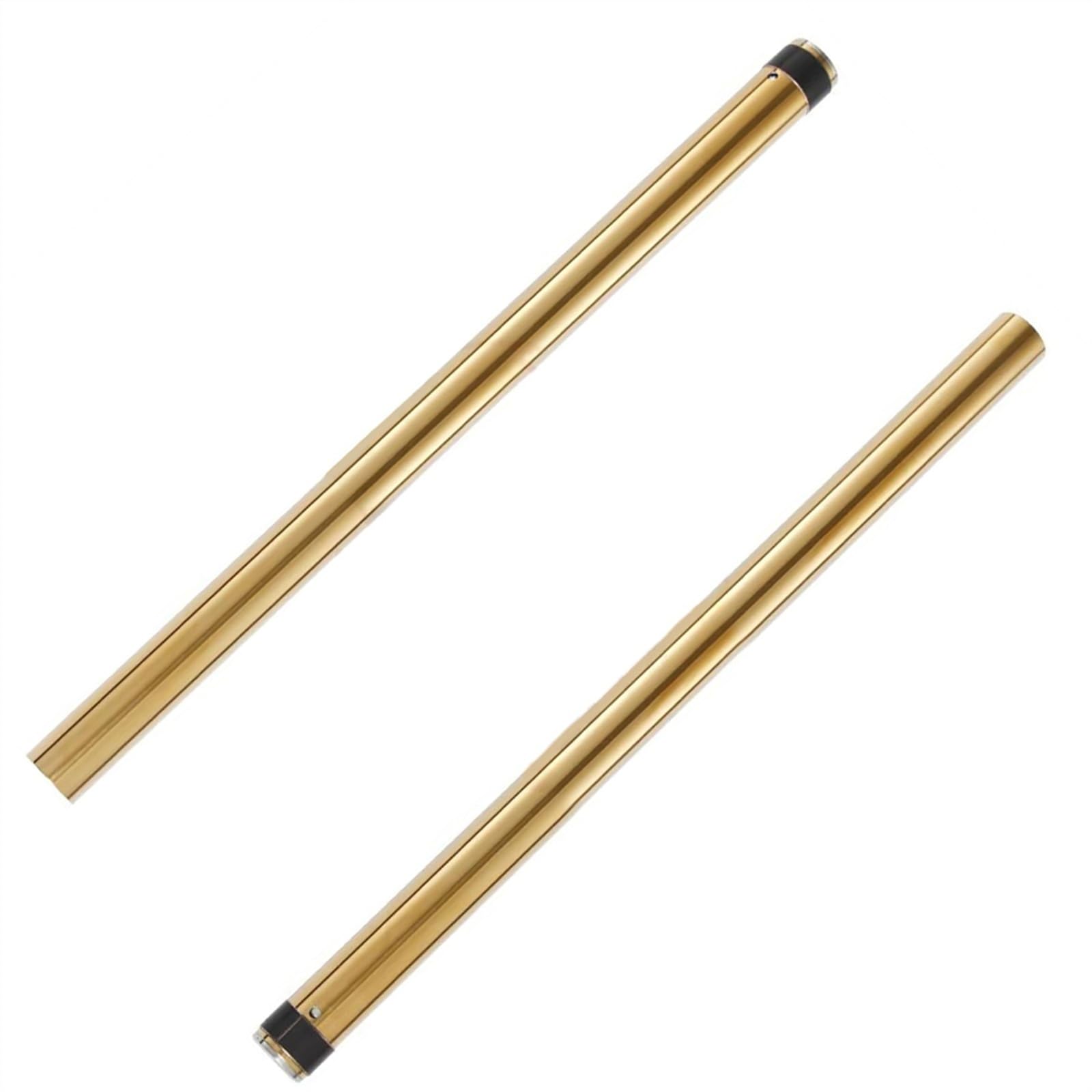 Xzkhchco Golden 1 Pair Golden/Silver Pair Front Fork Inner Tubes Pipes Stalks Bars For Yamaha Tzr250 1Kt 1987-1989 1988 1Kt-23110-00-00 39X620mm