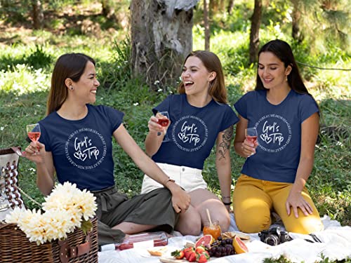 Image of Girls Trip Shirts for Women 2026 Girl Vacation Weekend Matching Tshirts Summer Vacay Mode Graphic Tees