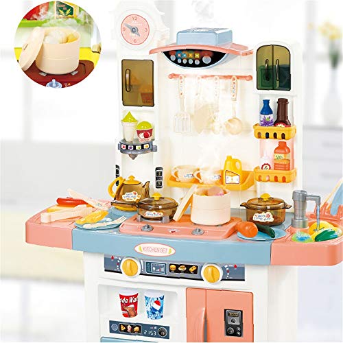 HO-TBO Küche Spielzeugsets, Delights Spielküche, Kinder Küche Spielset, Küche Spielzeug mit realistischen Lichter Kinder… – Bild 6