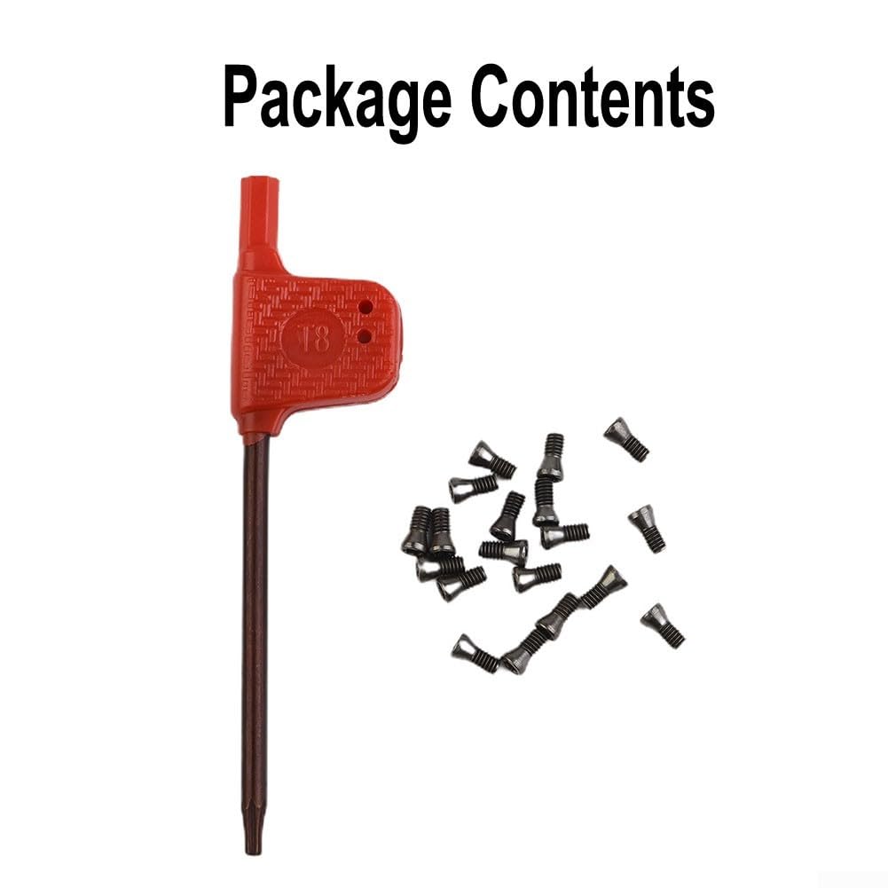 Set di viti per utensili per tornio, inserti in metallo duro, 20 viti Torx M2 M5 (M4 x 10)