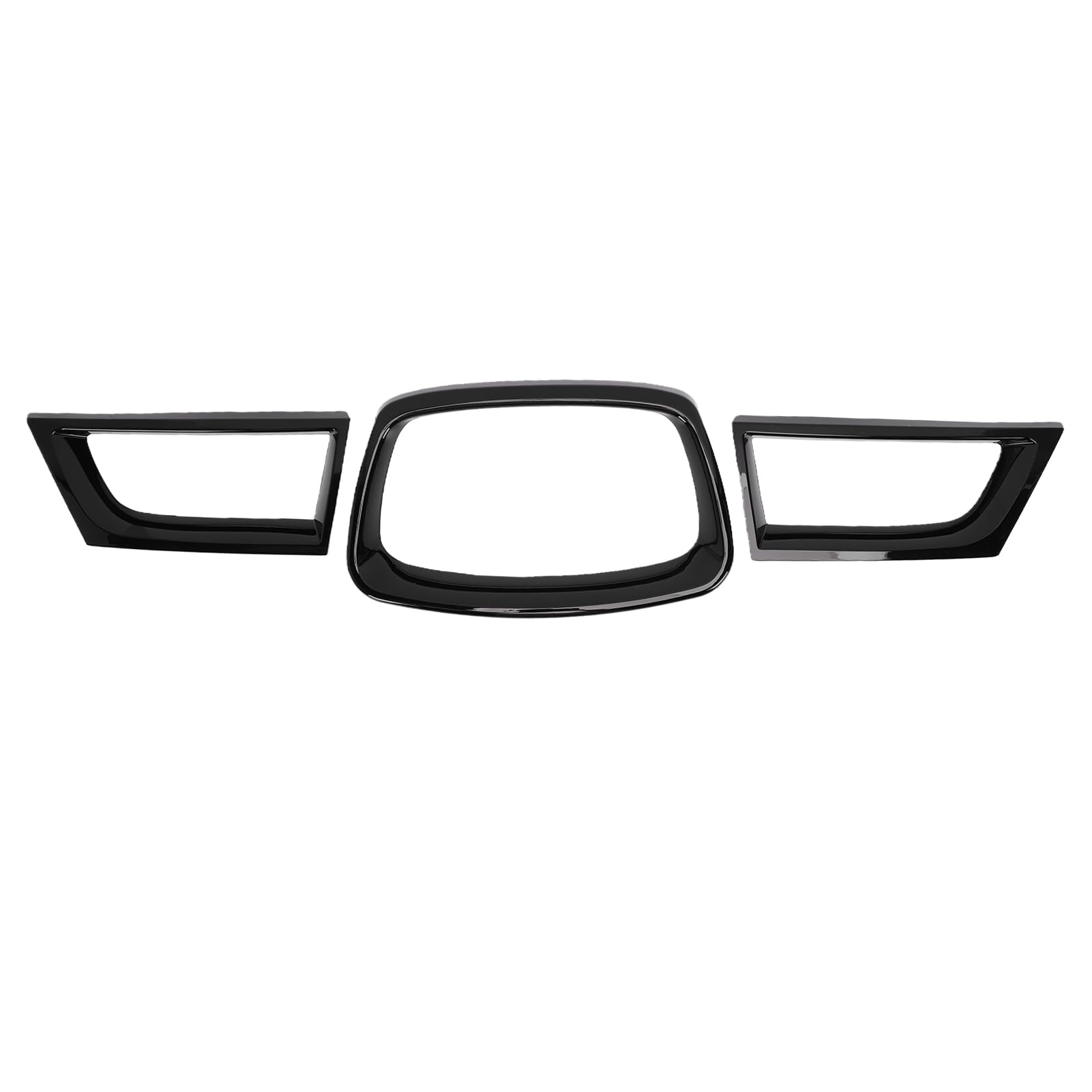 Fockety Przedni Zderzak Listwa Ozdobna, 3 szt. Gloss Black, do 9th 2