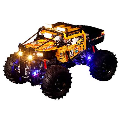 POXL Light Kit LED Lighting Kit for Lego Technic Control+ 4x4 X-treme Off-Roader Truck 42099 -ONLY Light Set Cover