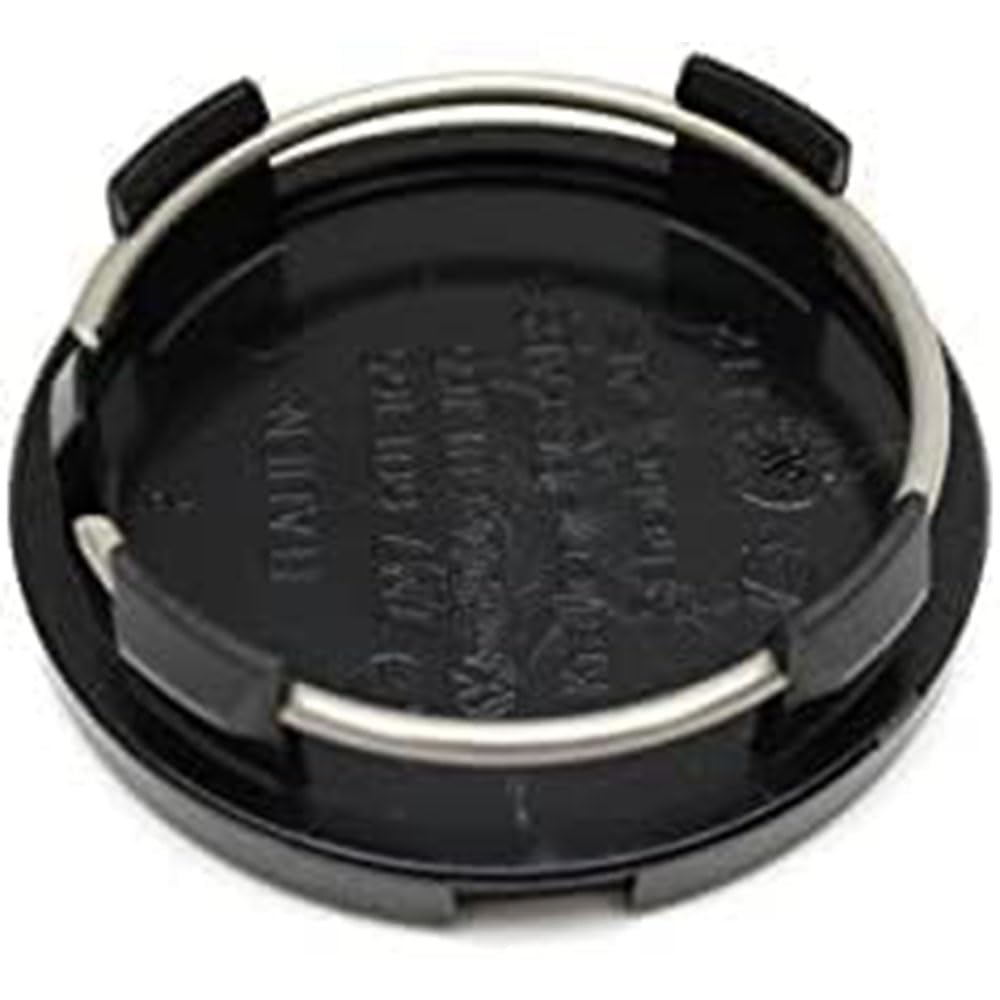 Cache-moyeu Central ABSOPRO Pour Mazda 3/CX-30 - 4 Pièces Rouge - Alliage Aluminium - 55x49mm