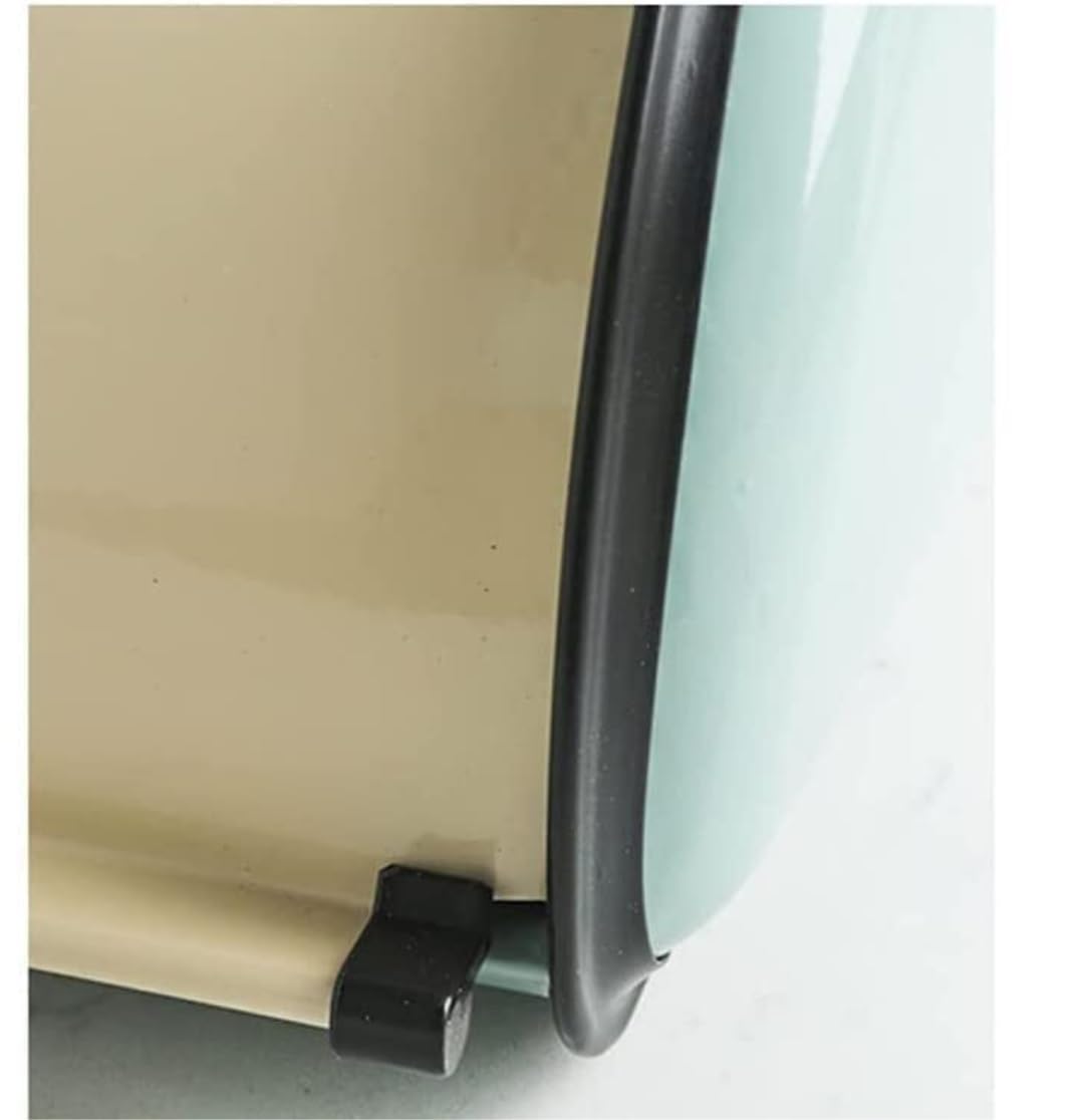 Chlebak na Pieczywo - Chlebak Kuchenny Pojemnik Na Chleb W Stylu Retro, Metalowy Blat Kuchenny Bułeczki(Grün)