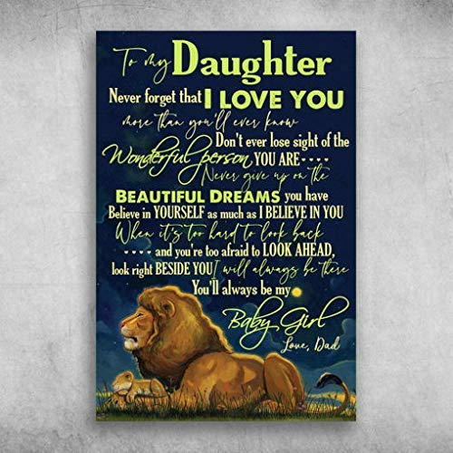 Targa In Metallo Con Frase Ispirazionale "To My Son Never Forget That I Love You" - 30,5x40,6 Cm - Arredo Giardino E Casa