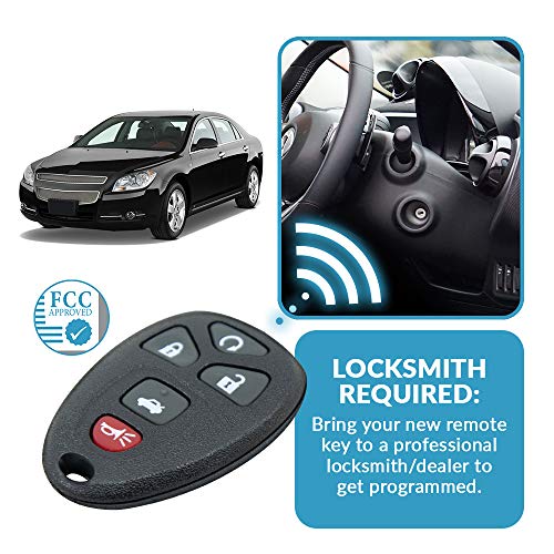image for Keyless2Go Replacement for 2 New Keyless Entry Remote Start Car Key Fo