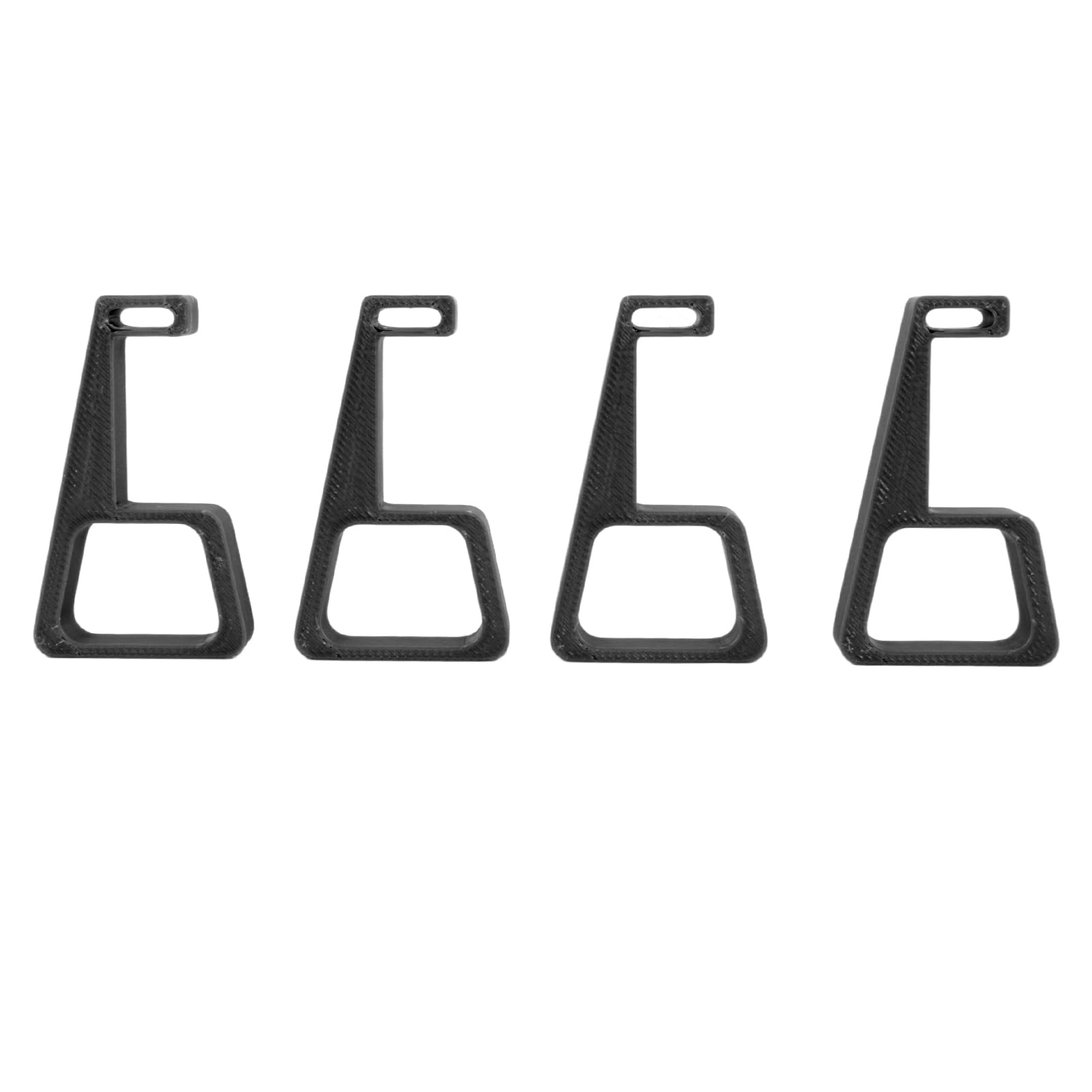 Game Console Cooling Legs, Slip Resistance 3D Printed Professional Game Console Support Feet Stand 4pcs for Game Console Accessories (Black)