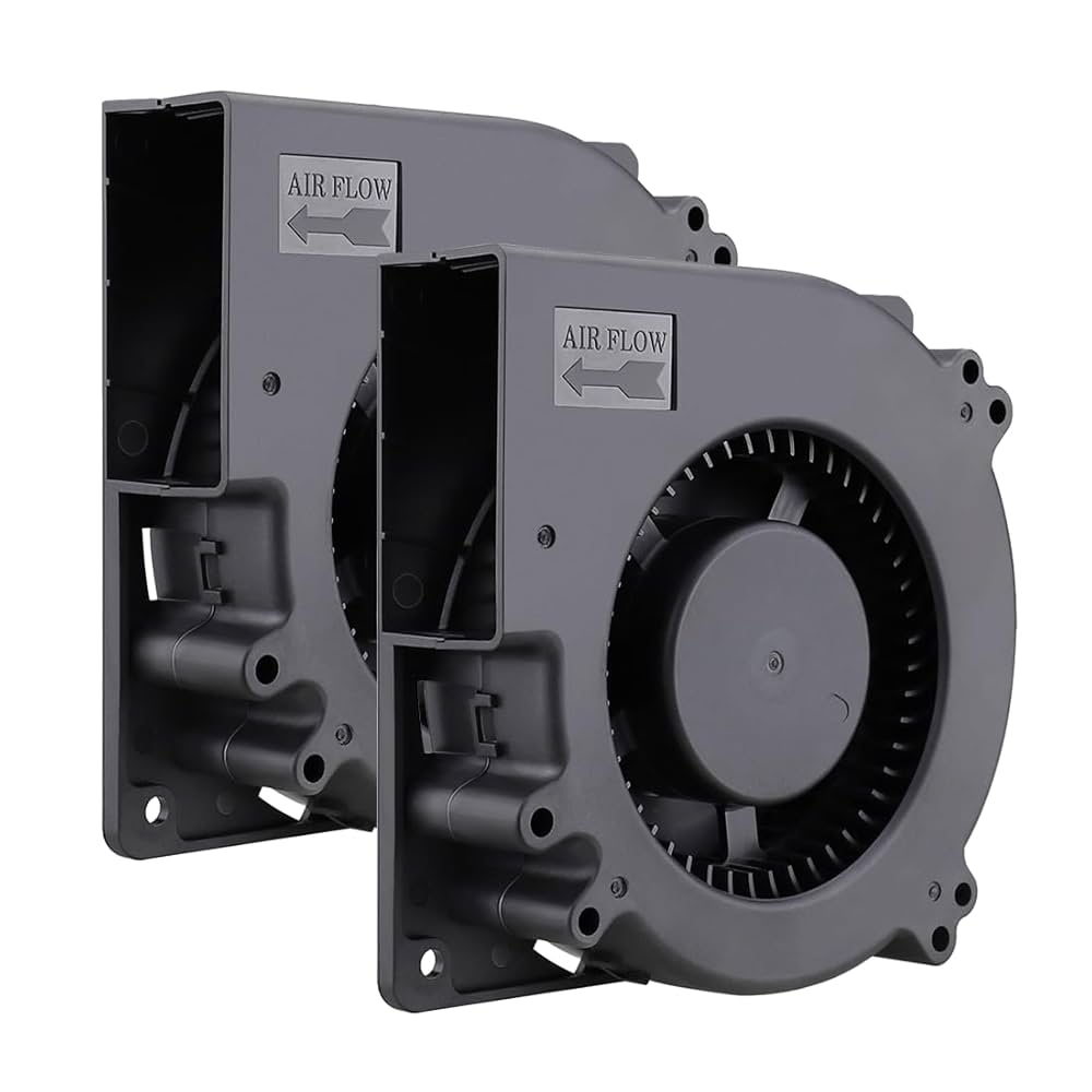 Amazon.co.jp: GDSTIME シロッコファン 2PCS 120mmx32mm 12V DC