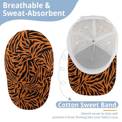 Funny Outdoor Hat Baseball Cap, Adjustable Breathable Trucker Hat for Kids3