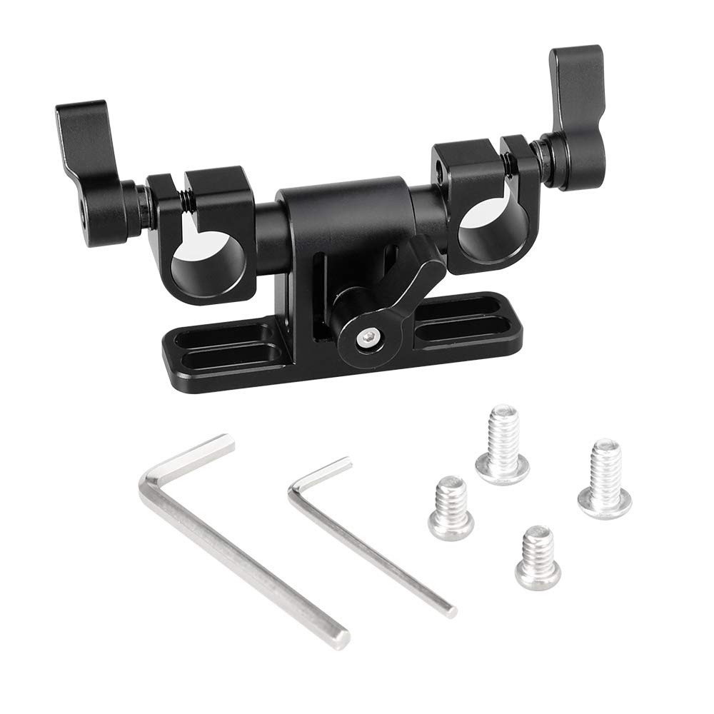 CAMVATE 360° schwenkbar, 15 mm Doppelstabklemme für Kamera-Schulter-Rig, verstellbar, 2192