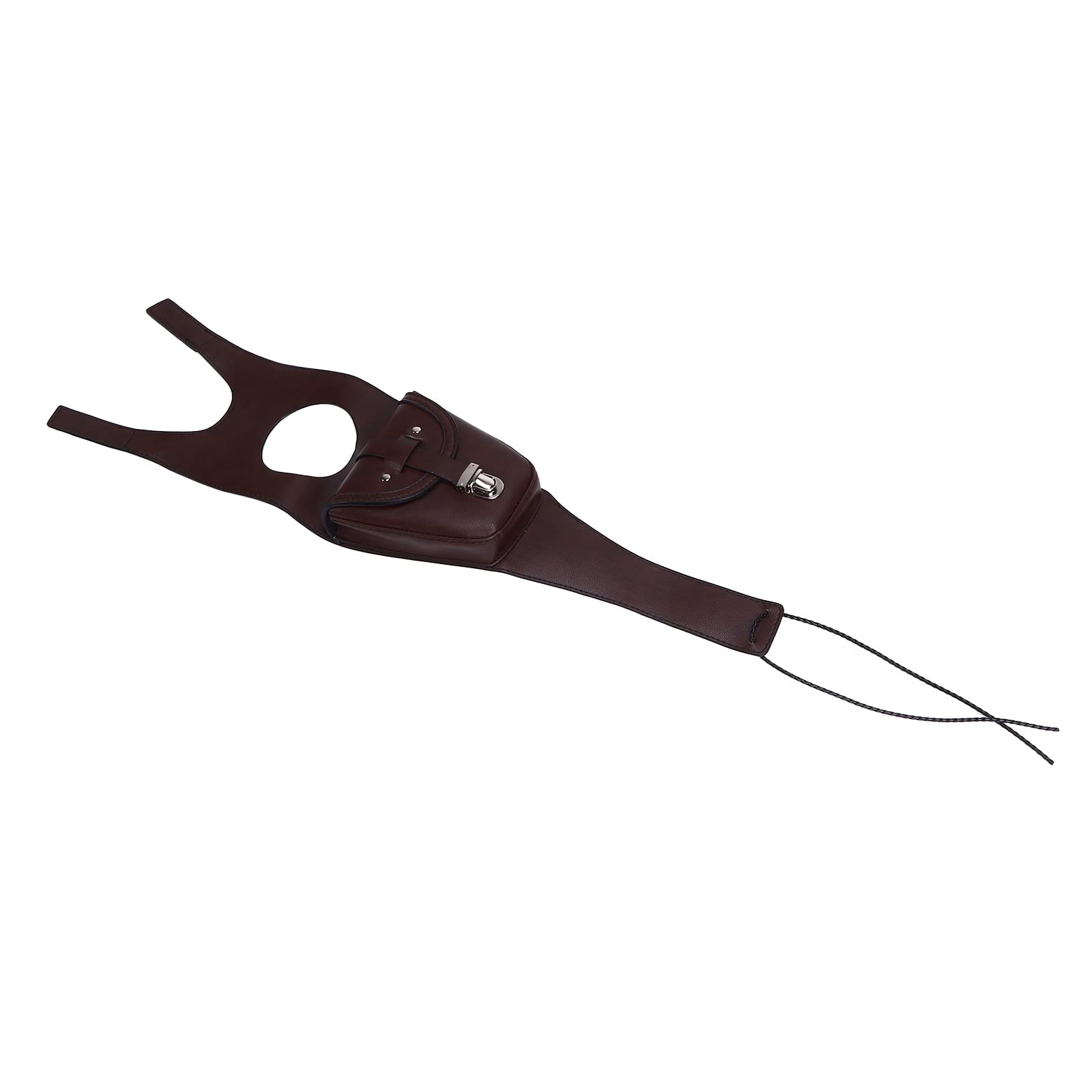 Kuuleyn Motorcycle Tank Bag, Tank Bag For Motorcycle, Motorcycle Oil Tank Bag Artificial Leather Universal Cell Phone Wallet Storage Bag (Dark Brown)