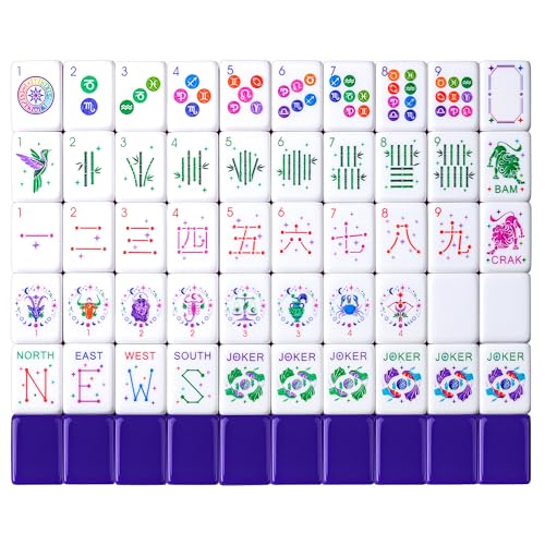Juego de Mahjong Americano 160 Fichas Acrílicas