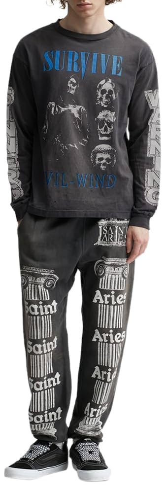 Amazon.com: Saint Michael, Mens Survive Skeleton LS Tee