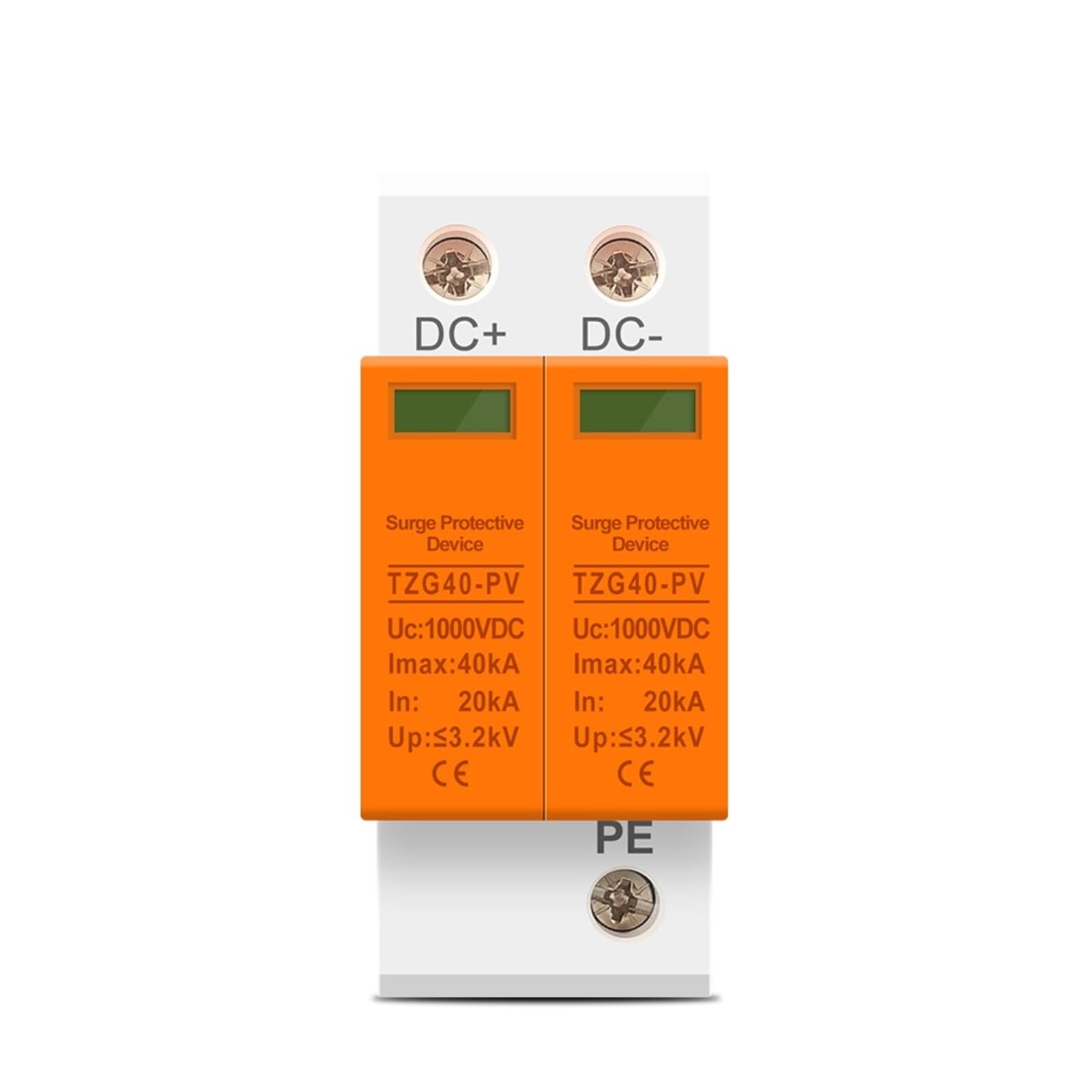 AARTERZZA 1pc SPD DC 800V 20KA~40KA House Surge Protector Protective Low-Voltage