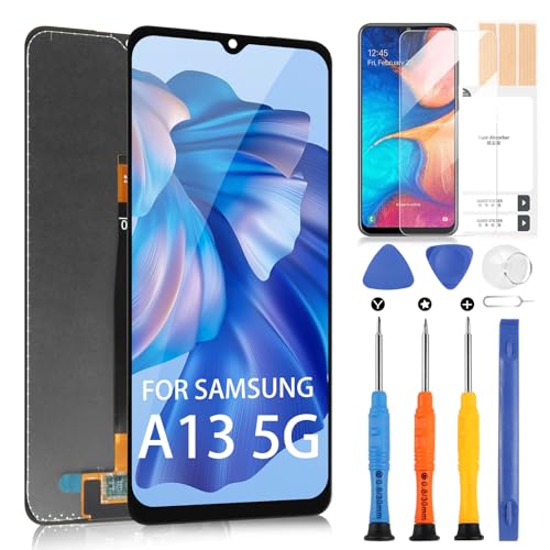 for Samsung Galaxy A13 5G Screen Replacement for Samsung A13 5G LCD Display A136 Touch Screen Digitizer SM-A136U Assembly with Repair Kits(Not Fit A136B/4G Version)