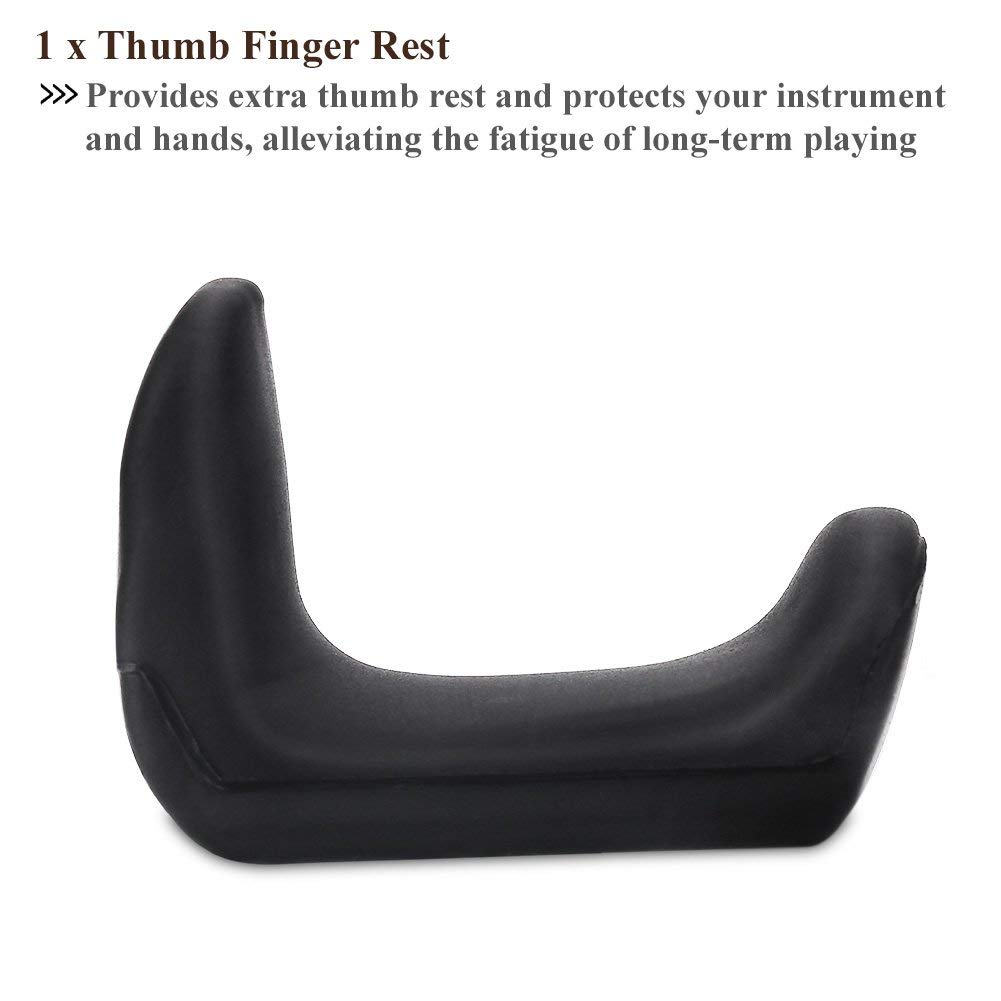 Daumenauflage Klarinette Oboe Gummi Fingerauflage Kissen Fit für 1.45-1.75cm Daumen(1.5mm)