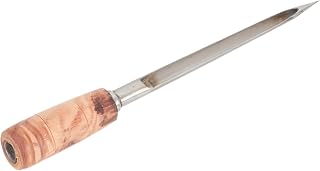 Cabilock Stainless Steel Grain Sampler Wooden Handle Portable Cereal Probe for Wheat Corn and Rice for Outdoor Grain Sampling