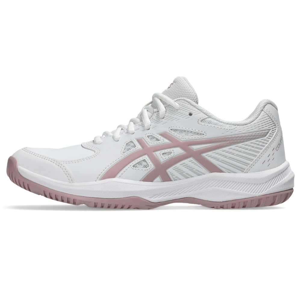 ASICS Womens Court Slide 4 Sneaker, White Morganite, 8.5 UK