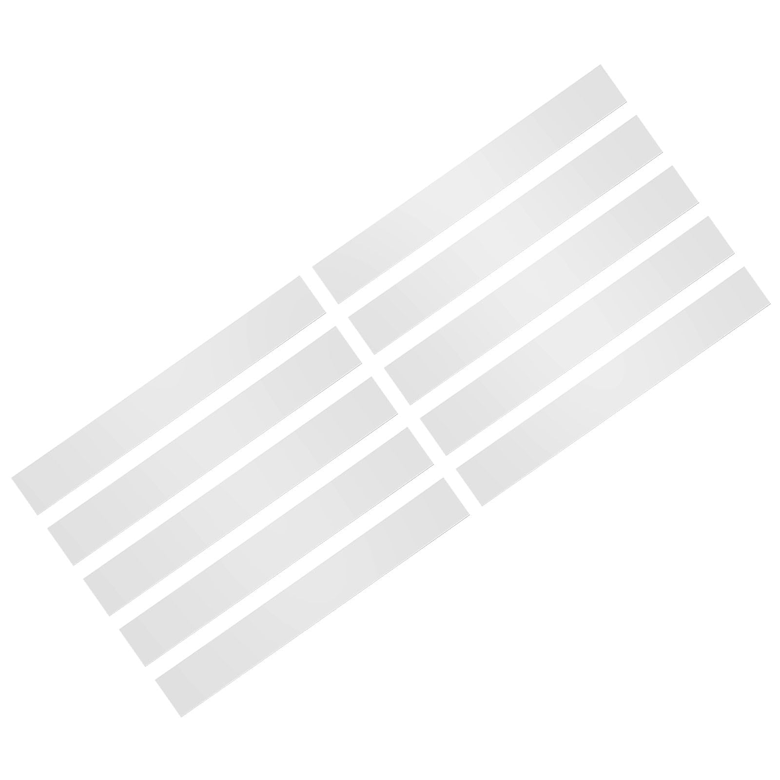 QUARKZMAN Cales En Acier Inoxydable 304, 12 Pouces x 1,5 Pouces x 0,024 Pouces Feuilles Métalliques Pour Remplissage Et Ajustement Plaque Métallique Plate Pour Remplissage 10Pcs