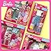 Barbie DIY Urban & Chic Fashion Designer Set – 80-Piece Custom Outfit Kit | Includes Dress, Tops, Leggings, Gold Letters, Stickers & Stamp | Creative Barbie Fashion Toy for Kids Ages 5+