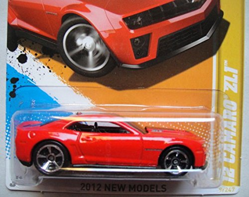 Amazon.com: Hot Wheels 2012 New Models, RED '12 Camaro ZL1 9/50