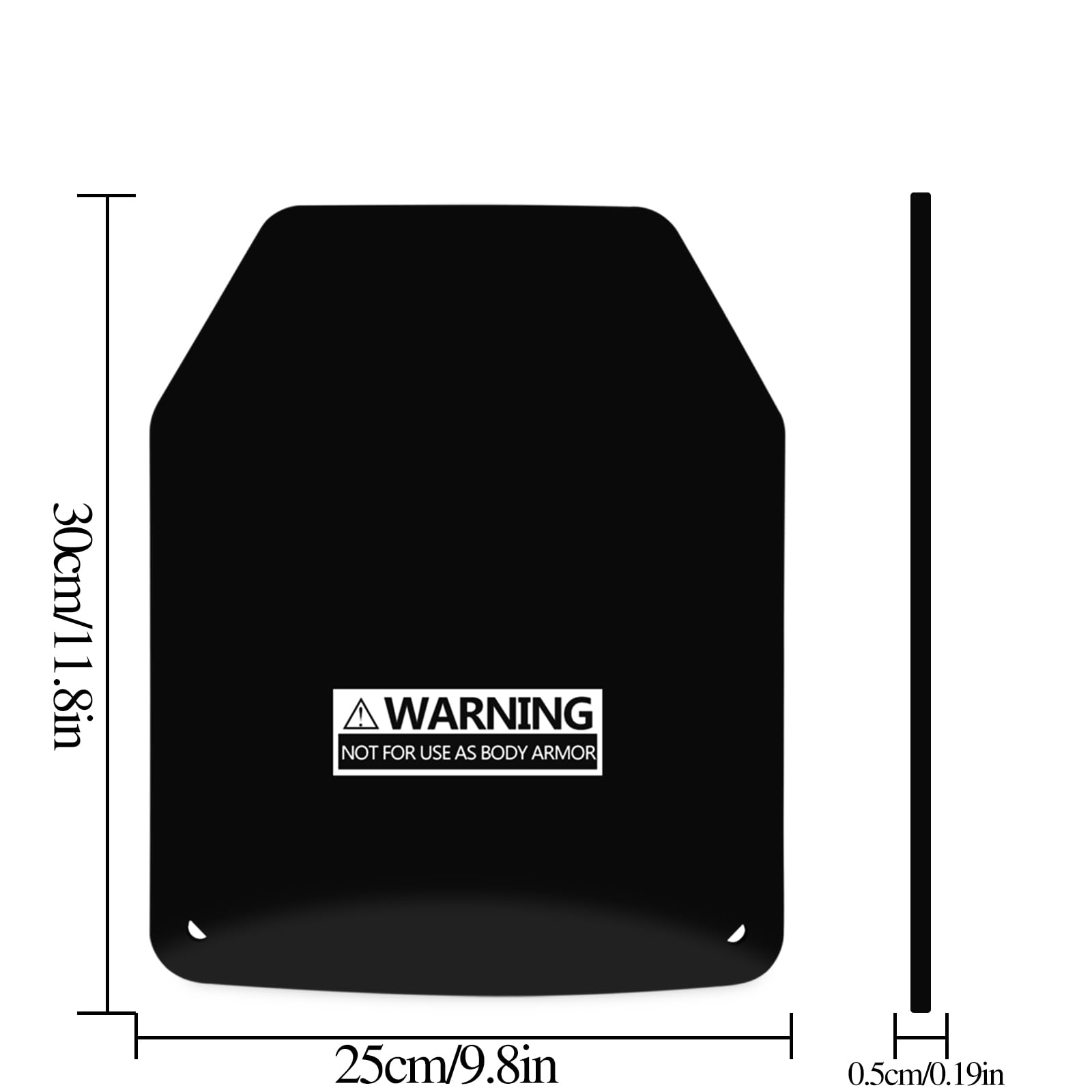 Amazon | [TWINFALCONS] 防弾プレート 鉄板 NIJ III スチール素材 2枚