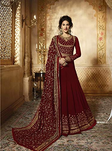 Alamara Fashion Ready to Wear Indian/Pakistani Style Party Wear Embroidered Anarkali Gown Anarkali Suit for Women3