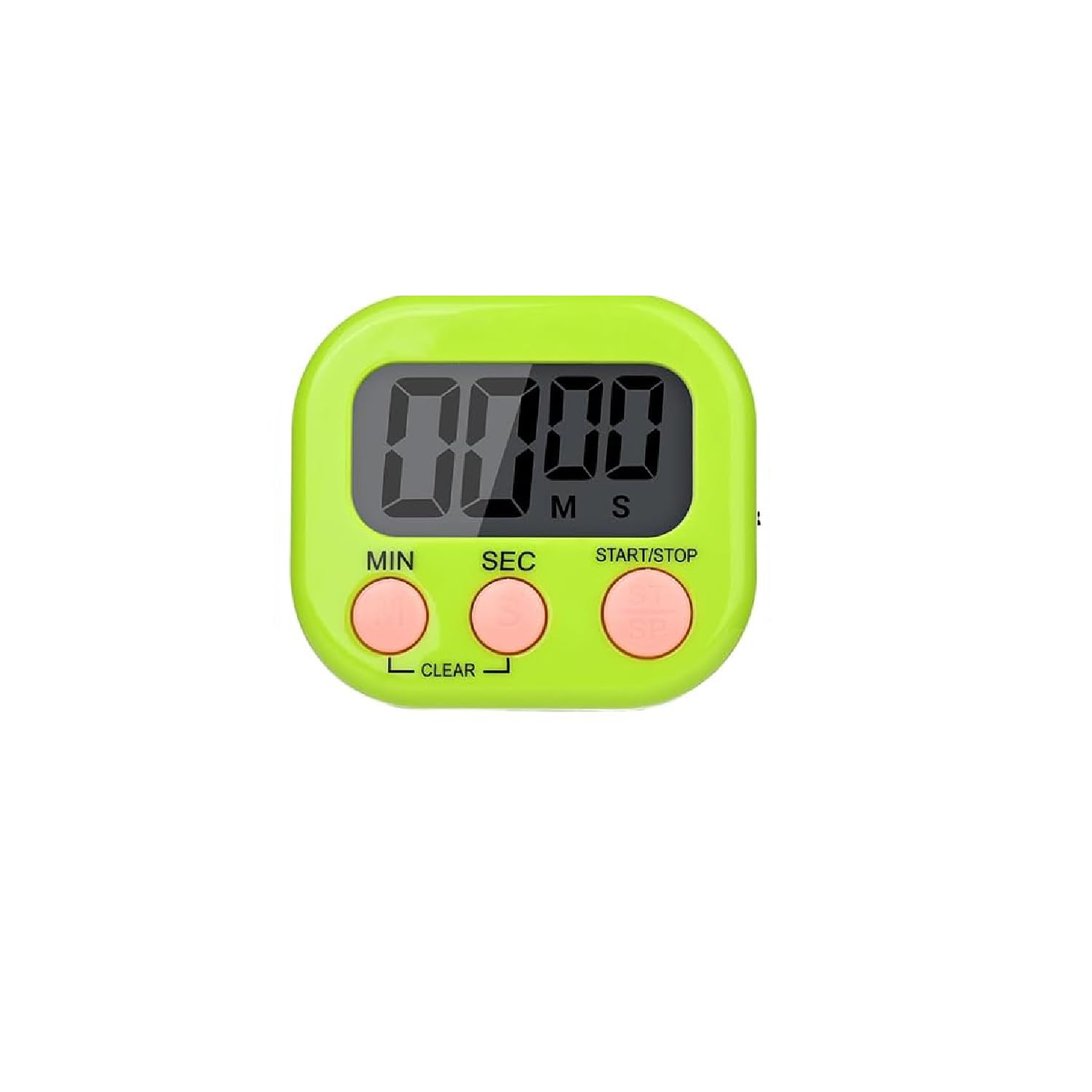 Large Screen Digital Kitchen Timer Count Up and On/Off Switch with Loud Alarm Magnetic Back Large Display LED Countdown Timer for Cooking Baking Games