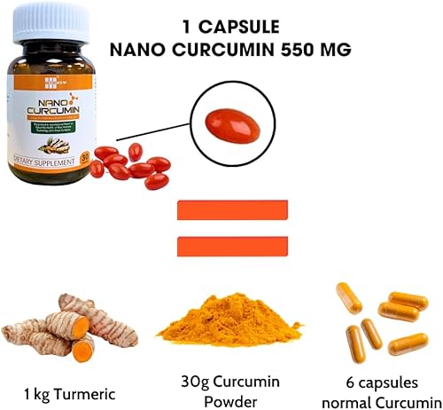 Miniatura 5 de Nano Curcumina - 30 cápsulas - Nano Tecnología Aumenta la Absorción hasta 99.9%, Promueve el Sistema Digestivo, Alivia Gástrico y Embellece la Piel