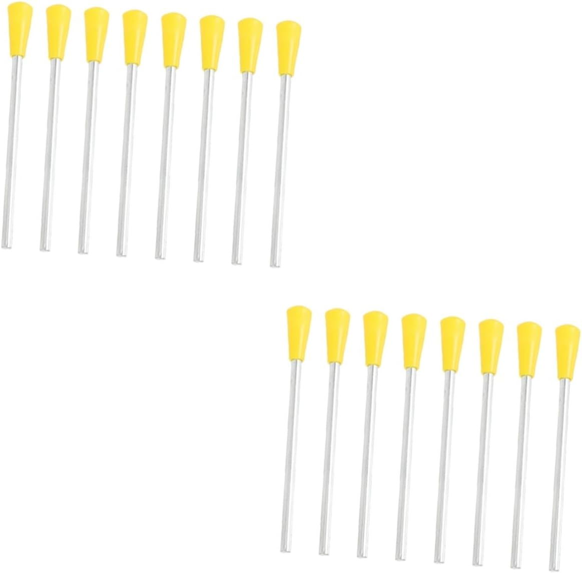 Vaguelly 16 Pcs Triangle Hammer Gavel Mallet Percussion Triangle Iron Sticks Mallets Percussion Triangle Iron Stick Percussion Instrument Accessories Triangle Iron Percussion Sticks Metal