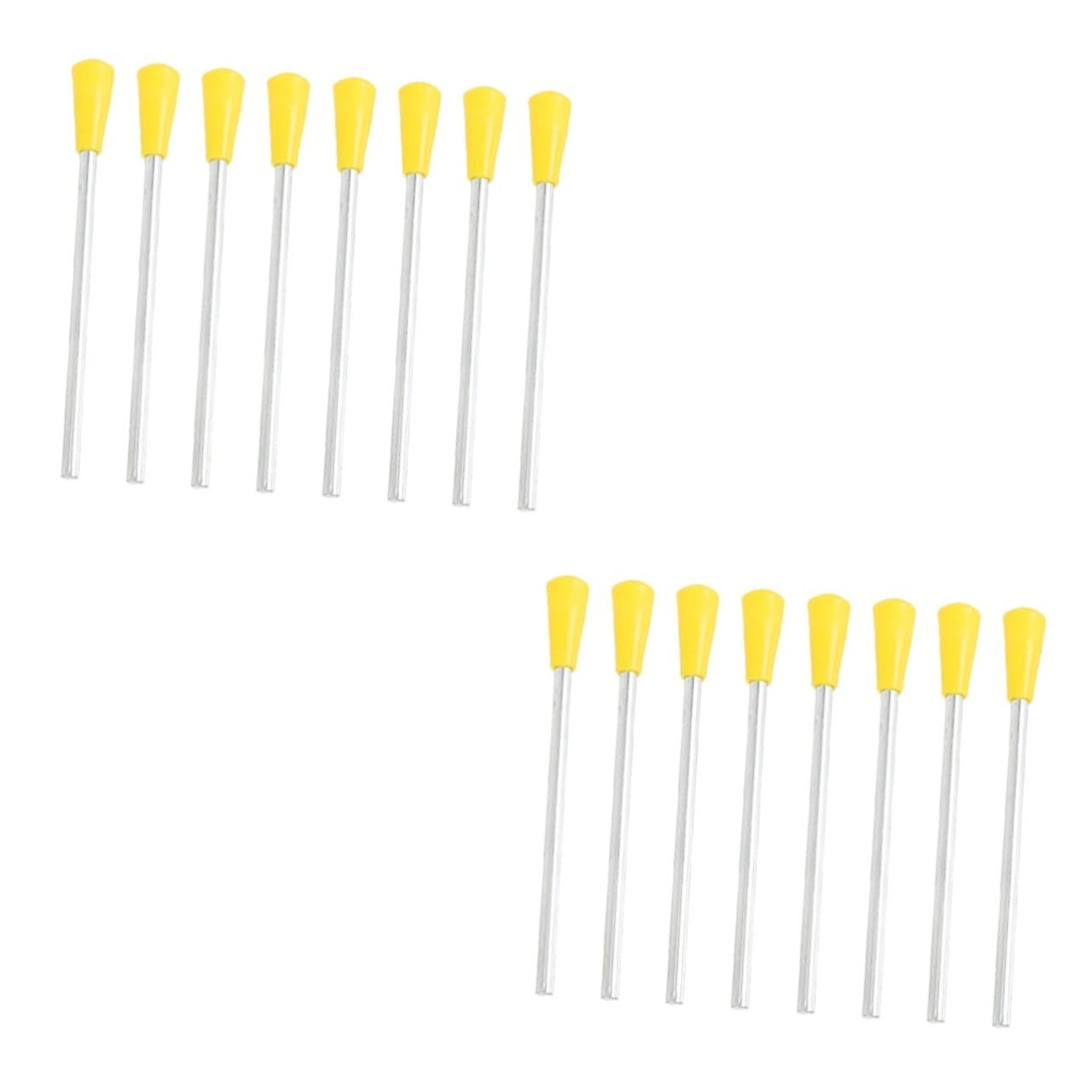 Vaguelly 16 Pcs Triangle Hammer Gavel Mallet Percussion Triangle Iron Sticks Mallets Percussion Triangle Iron Stick Percussion Instrument Accessories Triangle Iron Percussion Sticks Metal