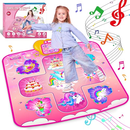 JoltJive Tanzmatte Spielzeug Kinder Geschenke ab 3 4 5 6 7 8 Jahre...