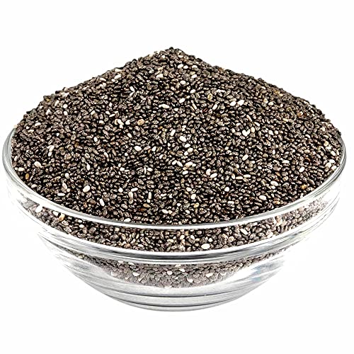 Image of Dry Fruit Hub Chia Seeds 500gm Ciya Seeds Black Organic for Weight Loss, Healthy Food Omega 3 Rich Diet Food - Pack of 500g