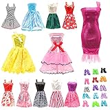 Zufällige Versand: Schöne Modische Kleid, Rock, Bluse für Puppen. Alle unsere Kleider für Puppen sind spezielll entworfen, um Ihnen eine schöne und traumhafte Erfahrung zu bieten. Zufällige Versand. Überraschung beim Erhalten.