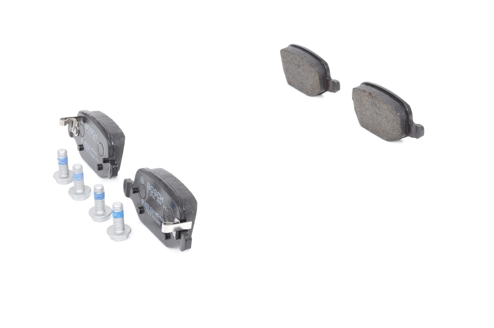 Bosch Pastiglie Freni Posteriori BP617 - Senza Rame, ECE-R90, Con Accessori, 4 Pastiglie - Foto 7