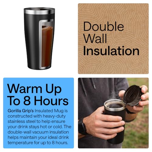 GORILLA GRIP 20oz Double Insulated
